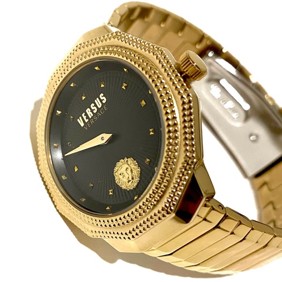 Versace Versus Versace Gold Studded Women’s Watch NWT - Picture 3 of 11